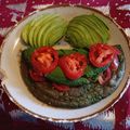 El cooksnap de Daniel Hernández cuando hizo 🇲🇽 Omelette tricolor (espinacas, tomate y queso) 🇲🇽.