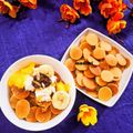 Madhvi Dwivedi's cooksnap of when they made Eggless Pancake Cereals.
