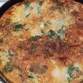 El cooksnap de Cecilia Las Heras cuando hizo Tortilla de papas y espinacas.