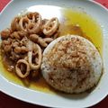 El cooksnap de angoma cuando hizo Calamares en salsa.