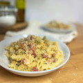 El cooksnap de Bea M cuando hizo Pasta con salsa carbonara tradicional.