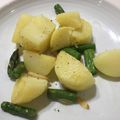 El cooksnap de Maiko Kamata cuando hizo Papas salteadas en ajo.