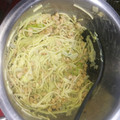 El cooksnap de Oleg Erygin cuando hizo Spaghetti con salsa de aguacate.