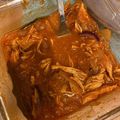 El cooksnap de Hugo Rodriguez cuando hizo Tinga de pollo.