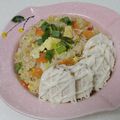 彤淇媽咪 的 黃金蝦仁蛋炒飯 cooksnap