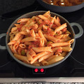 El cooksnap de Eva Nicolás Soler cuando hizo Macarrones con Aceitunas, Atún, Tomate frito..😋🍝🍴.