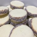 El cooksnap de natalia cuando hizo Alfajores de maicena.