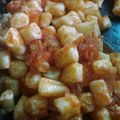 El cooksnap de Cintia cuando hizo Ñoquis de maizena y queso.