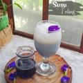Cooksnap dari Sachia Siregar untuk resep Susu Bunga Telang (Clitoria Ternatea Milk)
