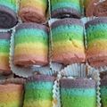 Cooksnap dari Agustina Waode untuk resep Mini Rainbow Roll Cake