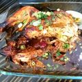 Cooksnap Langit Kirmizi semasa beliau membuat Ayam Panggang.