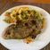 El cooksnap de Alina Iova cuando hizo Chuletas al ajo con pasta mixta a la manteca.