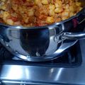 El cooksnap de Miriam Suarez cuando hizo Papas con chorizo y rajas.