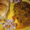 Vyaka का कुकस्नैप जब उन्होंने पाव भाजी (Pav bhaji recipe in Hindi) बनाया था।