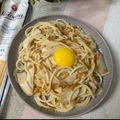 鄭燦華 的 奶油鮭魚蒜香蘑菇義大利麵 cooksnap