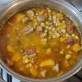 El cooksnap de Maria Susana cuando hizo Locro criollo.