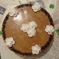liliom1229 Cooksnap-ja, amikor elkészítette a(z) Pekándiós karamelltorta gyömbéres körtével receptet.