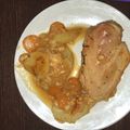 El cooksnap de Karen Quintero C cuando hizo Suprema rellena con papas al horno.