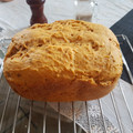 El cooksnap de Thelma Sagarnaga cuando hizo Pan con tomate a las hierbas (máquina panificadora).
