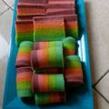 Cooksnap dari Puspa Mundisari untuk resep Mini rainbow roll cake
