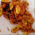 Cooksnap Azira Azmi semasa beliau membuat Pisang goreng rangup kuk krak.