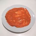 El cooksnap de Silvia cuando hizo Salmón con salsa de pimientos del piquillo.
