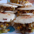 El cooksnap de ernesto baquero cuando hizo Arepas con queso rellenas.