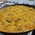 El cooksnap de Norali cuando hizo Arroz con pollo al disco.