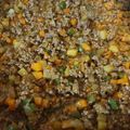 Ezra's cooksnap of when they made Filipino Beef Giniling.