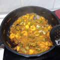 El cooksnap de boladeras cuando hizo Fideuá con potón y chirlas.