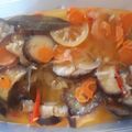 El cooksnap de Mariela Hernandes cuando hizo Berenjenas en escabeche de verduras 🍆.