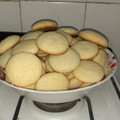 El cooksnap de Sami, Bru y Adancito cuando hizo Tapitas para alfajores de maicena.