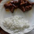 El cooksnap de Esther Soto cuando hizo Cerdo enchilado a la bbq.
