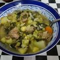 El cooksnap de Geovanny Rodriguez cuando hizo Caldo de res con verduras (puchero).