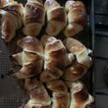 El cooksnap de Pato cuando hizo Verdaderas medialunas de manteca.