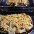 El cooksnap de Laura AO cuando hizo Berenjenas 🍆 rellenas de soja texturizada.