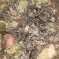 El cooksnap de Eudald Grima cuando hizo Espaguetis con Brócoli y Bacon Cocido.