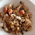 Cooksnap de I. Anselmo quando cozinhou Massa com frango, tomate seco e azeitonas.