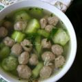 Cooksnap dari Andrenia Giawati untuk resep Sup oyong baso