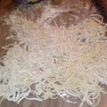 El cooksnap de Diana Dosio cuando hizo Fideos caseros.