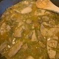 Dan Opp's cooksnap of when they made Green Beans and Marinated Pork Strips.