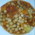 El cooksnap de Ruben Leon Alba cuando hizo Garbanzos con bacalao.