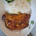 蘇點兒 的 簡單快速免醃🍗蜜汁雞腿排 cooksnap
