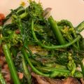 Cooksnap dari Ira Kristiyanti untuk resep Tumis Kembang Sosin (bunga sawi hijau)