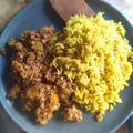 El cooksnap de Batako Abc cuando hizo Keema Matar (कीमा मटर).