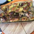 El cooksnap de Mary Navarrete cuando hizo Pollo al horno con papas.