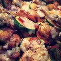 Stephtheflower's cooksnap of when they made Zucchini Pizza Bites.