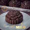 Cooksnap Aznie Khasri semasa beliau membuat Agar-Agar Milo.