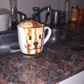 El cooksnap de Santino Pesce cuando hizo Torta en taza de vainilla, y de chocolate.