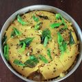  Tasty Food With Bhavisha 's cooksnap of when they made ઇન્સ્ટન્ટ ખમણ (Instant Khaman Recipe In Gujarati).
